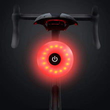 Carica l'immagine nel visualizzatore di Gallery, NK Luce posteriore a LED per bicicletta, 5 modalità di luce, ricaricabile, porta di ricarica DC5V 1A, Micro USB, IPX5 resistenza all'acqua, facile installazione (compatibilità tutte biciclette)