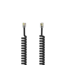 Carica l'immagine nel visualizzatore di Gallery, Hama Cavo a spirale per cornetta telefonica da 1,5 m (cavo per cornetta 4p4c, cavo a spirale retrò per telefoni analogic