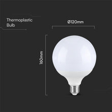 Carica l'immagine nel visualizzatore di Gallery, V-TAC Lampadina LED Globo 18W (Equivalenti a 125W) - Chip Samsung - Attacco E27 - G120-2000 Lumen - Lampadina LED Massim