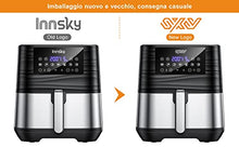 Carica l'immagine nel visualizzatore di Gallery, Innsky Friggitrice ad Aria 5,5 Litri, 1700W Friggitrice ad Aria Calda con 11 Programmi, Air Fryer con Funzione di Preriscaldamento, Sbrinamento, Keep Warm, Ricette Italiane