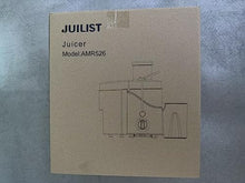 Carica l'immagine nel visualizzatore di Gallery, JUILIST Centrifuga Frutta e Verdura, 400W Estrattore di Succo a Freddo con 65 MM Bocca Larga, 3 Velocità, Acciaio Inox, Piedi Antiscivolo, Includi Spazzola, Facile Pulizia, Senza BPA (argento)