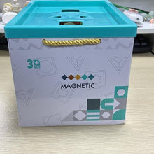 Carica l'immagine nel visualizzatore di Gallery, Gavgroom Costruzioni Magnetiche 80 Pezzi Colorati Costruzioni per Bambini 3 Anni Magneti Bambini con 1 Auto Tessere Magnetiche per Bambini da 3 4 5 6 7 8