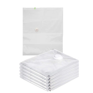 6 Sacchetti Salvaspazio, Sottovuoto Per Vestiti e Piumoni, 15 Misure Disponibili (80X100cm)