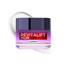 Carica l'immagine nel visualizzatore di Gallery, L'Oréal Paris Crema Viso Giorno Revitalift Filler, Per Tutti i Tipi di Pelle, Azione Anti-Rughe, Pelle Rimpolpata a Lung