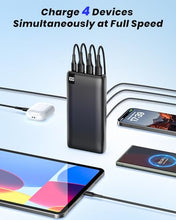 Carica l'immagine nel visualizzatore di Gallery, Riapow Power Bank 26800mAh, Caricabatterie Portatile 3,0A USB C Ricarica Rapida Batteria Esterna con Display a LED Caricatore Portatile Cellulare 4 USB Uscite per iPhone, Tablet e Altri