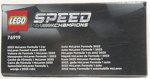 Carica l&#39;immagine nel visualizzatore di Gallery, LEGO Speed Champions Monoposto da Corsa McLaren Formula 1 2023, Macchina Giocattolo F1 per Bambini e Bambine da 9 Anni, Modellino di Auto da Costruire con Minifigure del Pilota, Idea Regalo 76919
