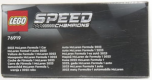 LEGO Speed Champions Monoposto da Corsa McLaren Formula 1 2023, Macchina Giocattolo F1 per Bambini e Bambine da 9 Anni, Modellino di Auto da Costruire con Minifigure del Pilota, Idea Regalo 76919