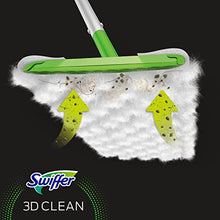 Carica l'immagine nel visualizzatore di Gallery, Swiffer Panni Catturapolvere, 1 Scopa 2 Panni Lavapavimenti e 4 Panni Dry 3D, Cattura e Blocca 3 Volte più Polvere, Sporco e Peli Rispetto a Swiffer Tradizionale, Ottimo per Tutti I Tipi di Pavimenti