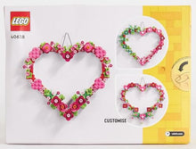 Carica l&#39;immagine nel visualizzatore di Gallery, LEGO Cuore Ornamento, Gioco da Costruire per Bambine e Bambini da 9 Anni in su, Decorazione per la Camera da Letto o per la Casa, Accessorio da Muro, Idea Regalo per la Festa della Mamma 40638