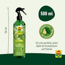 Carica l'immagine nel visualizzatore di Gallery, COMPO Leaf Care per piante verdi, fertilizzante per foglie per tutte le piante verdi e palme, 500 ml