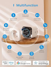Carica l&#39;immagine nel visualizzatore di Gallery, Meross Presa Smart Bluetooth con Monitoraggio Consumi, Presa Intelligenti 16A, Presa WiFi Schuko Compatibile con Alexa, Google Home e SmartThings, Controllo Vocale e Remoto App, 3840W, 2 Pezzi