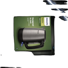 Carica l'immagine nel visualizzatore di Gallery, Philips Bollitore Elettrico - 1,7 L, Coperchio a Molla, Spia Luminosa, in Acciaio Inox, Base Girevole (HD9350/90)