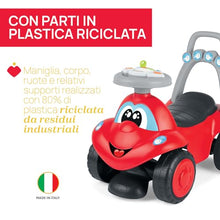 Carica l&#39;immagine nel visualizzatore di Gallery, Chicco Billy Walk&amp;Ride Eco+, Primi Passi Girello e Cavalcabile 2in1, Assemblaggio Semplice Manubrio Ergonomico, Ruote Larghe, Suoni e Luci di Guida, in Plastica Riciclata, Bambini 12-36 Mesi, Rosso