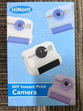 Carica l'immagine nel visualizzatore di Gallery, HiMont Macchina Fotografica Bambini Istantanea, Fotocamera Istantanea per Bambini HD/1080P con Scheda da 32 GB e 3 Rotoli di Carta da Stampa, Regalo per Bambini per Ragazze Ragazzi da 3-14