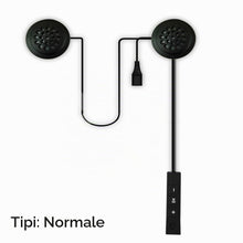 Carica l'immagine nel visualizzatore di Gallery, GEZICHTA - Cuffie Bluetooth per casco moto, anti-interferenza, senza fili, Bluetooth, antivento, vivavoce, casco da moto