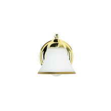 Carica l'immagine nel visualizzatore di Gallery, Applique con interruttore per bagno, luce a specchio, art nouveau, orientabile, lampada da bagno, oro, basso abbagliamen