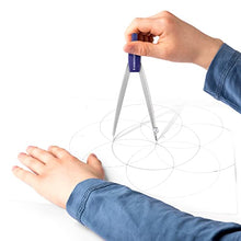 Carica l'immagine nel visualizzatore di Gallery, Staedtler Noris - Compasso Scuola Media Elementare e Superiore, Include Astuccio e Tubetto Mine Compasso, Ideale per Cancelleria Scuola e Cartoleria - Materiale Scolastico e Cose per la Scuola