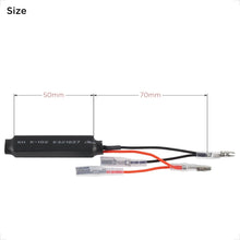 Carica l'immagine nel visualizzatore di Gallery, evermotor 4 Pezzi Resistenza 12V 10W LED Moto, DC 12V 10Ω per Frecce LED Moto, Resistore di Carico di Potenza, Cavo SMD, Mini Indicatori di Direzione, Adattatore Luce