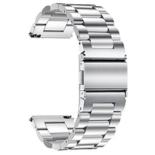 Carica l'immagine nel visualizzatore di Gallery, TStrap Cinturino Orologio Metallo 18mm - Cinturini per Orologi di Ricambio Argento a Sgancio Rapido per Uomo e Donne - Cinturino per Orologio in Acciaio Inossidabile Smartwatch - 16mm 18mm 20mm 22mm