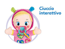 Carica l'immagine nel visualizzatore di Gallery, Baby Clementoni - Alice, la Mia Prima Bambola, Peluche Bambini 10+ Mesi, Centro Attività con Ciuccio e 3 Tasti per Imparare Forme, Numeri, Colori, Parole e Versi degli Animali, Lingua Italiana, 17201