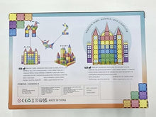 Carica l&#39;immagine nel visualizzatore di Gallery, Piastrelle magnetiche Giocattoli per bambini Giocattoli magneti per il bambino Blocchi magnetici Giocattoli da costruzione Giocattoli Montessori per ragazzi e ragazze di 3+ anni
