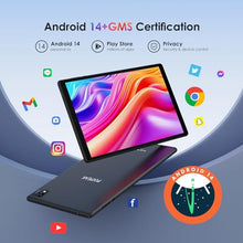 Carica l&#39;immagine nel visualizzatore di Gallery, PIXPEAK Tablet 10 pollici 4G lte e 5G WiFi, Android 14.0 Octa-Core 2.0GHz, 36GB RAM, 128GB ROM (1TB Espandibile), INCELL 1920 * 1200, 13MP+8MP, Tablet in offerta con Tastiera etc, GPS/Bluetooth, Nero