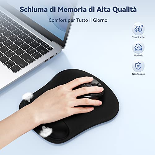 Tappetino per mouse con poggiapolsi Tappetino per mouse da ufficio dal design ergonomico in memory foam con supporto per il polso antiscivolo – acquista a prezzi convenienti sul marketplace Tappetino per mouse con poggiapolsi Tappetino per mouse da ufficio dal design ergonomico in memory foam con supporto per il polso antiscivolo – acquista a prezzi convenienti sul marketplace