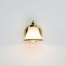 Carica l'immagine nel visualizzatore di Gallery, Applique con interruttore per bagno, luce a specchio, art nouveau, orientabile, lampada da bagno, oro, basso abbagliamen