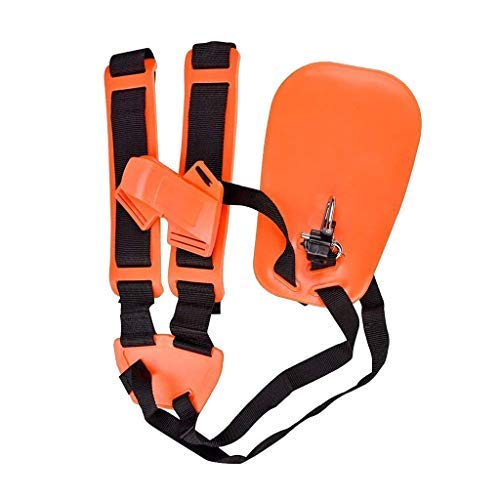 iPobie Cintura a Bretelle Regolabili per Decespugliatore Universale Doppia Tracolla Tagliaerba