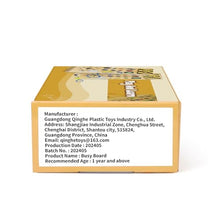 Carica l'immagine nel visualizzatore di Gallery, Giochi Bambini 1 anno Busy Board Montessori Gioco Bambino Regalo Bambino 1 2 3 anni Lavagna Montessori Sensoriale con Interruttore Luminoso a Led in Legno Attività Educative Giocattoli Da Viaggio