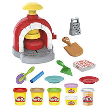 Carica l&#39;immagine nel visualizzatore di Gallery, Play-Doh Kitchen Creations - La Pizzeria, playset con 6 vasetti di Pasta modellabile e 8 Accessori