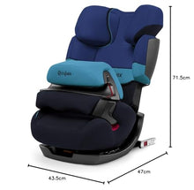 Carica l'immagine nel visualizzatore di Gallery, CYBEX Silver Seggiolino auto per bambini 2 in 1 Pallas-Fix, per auto con e senza ISOFIX, gruppo 1/2/3 (9-36 kg), da circa 9 mesi a circa 12 anni, blu luna blu marino