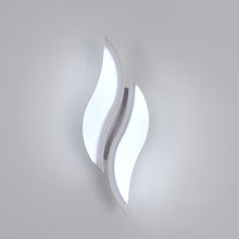 Carica l'immagine nel visualizzatore di Gallery, Goeco Applique LED da Parete Interno 12W 1350LM 6500K 30CM, Bianco