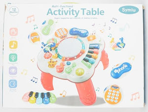 Giochi Bambini 1 Anno - Tavolo Multiattivita Bambini con Suoni e Luci Giochi Montessori 1 Anno Tavolino Bambini Gioco Bimbo Interattivo 1 Anno Strumenti Musicali Bambini Regalo Bimba Bimbo 1 2 3 Anno