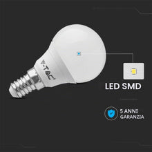 Carica l'immagine nel visualizzatore di Gallery, V-TAC Lampadina LED con Attacco E14 4,5W P45 470 Lumen, Lampadina LED Massima Efficienza e Risparmio Energetico, Luce 40