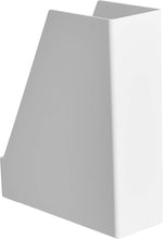 Carica l'immagine nel visualizzatore di Gallery, Amazon Basics Plastic Organizer - Portariviste, bianco - confezione da 2