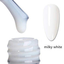 Carica l'immagine nel visualizzatore di Gallery, Vishine Smalto gel bianco latte – colore naturale nude traslucido per manicure francese – Soak Off UV Clear Coat per nai