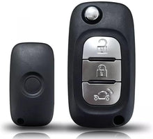 Carica l'immagine nel visualizzatore di Gallery, Guscio Chiave Telecomando Compatibile con SMART 453 FORTWO FORFOUR Cover Scocca Ricambio 3 Tasti Riparazione Sostituzion
