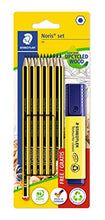 Carica l&#39;immagine nel visualizzatore di Gallery, Staedtler Noris - Set Cancelleria Composto da 12 Matite Hb e 1 Evidenziatore Giallo, Ideale per Cancelleria Scuola Università Ufficio e Cartoleria - Materiale Scolastico e Cose per la Scuola