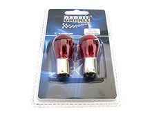 Carica l'immagine nel visualizzatore di Gallery, CARALL 2 Pezzi di Lampade Alogena 12V Per Auto (PR21/5W BAW15D Asimmetrica 12V 21/5W Rosso)