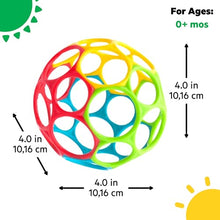 Carica l&#39;immagine nel visualizzatore di Gallery, Bright Starts, Set Regalo con Giocattoli Oball Facili da afferrare - Grasp The Day, Confezione da 2 Giocattoli con Pallina e sonaglio, privi di BPA, Unisex, 0+ Mesi
