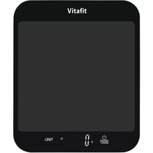 Carica l&#39;immagine nel visualizzatore di Gallery, Vitafit 15kg Bilancia da Cucina Digitale, Bilancia Alimentare Elettronica Multifunzione in Grammi e Once, Graduazione Precisa 1g/0.1oz, Batterie Incluse, Nero
