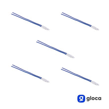 Carica l'immagine nel visualizzatore di Gallery, gloca Set 5 Lampade Led 0.5W 220V Compatibili Con Serie Matix E Living (Blu)