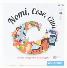 Carica l&#39;immagine nel visualizzatore di Gallery, Clementoni - Nomi Cose e Città, Gioco da Tavolo con 29 Carte Categoria, per Bambini dai 7 Anni in Su e Tutta la Famiglia, 2-6 Giocatori, Idea Regalo Made in Italy, Lingua Italiana, 16634