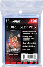 Carica l'immagine nel visualizzatore di Gallery, Ultra Pro Penny - Custodie per carte di credito, standard, morbide, 200 pezzi, per carte da collezione come carte Pokemon Magic, dimensioni standard, trasparenti