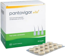 Carica l'immagine nel visualizzatore di Gallery, Capsule Pantovigar Vital con nutrienti per capelli, confezione da 180