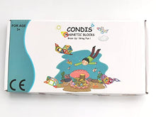 Carica l'immagine nel visualizzatore di Gallery, Condis Costruzioni Magnetiche Bambini 42 Pezzi, Giochi 3 4 5 6 7 anni, Educativi Calamite Puzzle Montessori