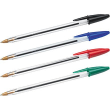 Carica l'immagine nel visualizzatore di Gallery, BIC Cristal Original, Penne a Sfera, Inchiostri Blu, Nero, Verde e Rosso, Punta Media (1.0 mm), Confezione 20 Penne Economiche, Cancelleria Scuola e Ufficio