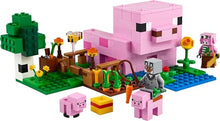 Carica l'immagine nel visualizzatore di Gallery, LEGO Minecraft La Casa del Maialino Giocattolo - Set di Costruzioni che Include una Figura Eroe, un Mob, una Fattoria e un Bioma della Foresta - Regalo per Gamer, Bambine e Bambini da 7 Anni - 21268