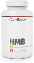 Carica l'immagine nel visualizzatore di Gallery, GymBeam Integratore di HMB, Metabolito Attivo dell'Amminoacido Essenziale Leucina, Utile per la Sintesi Proteica, Integr